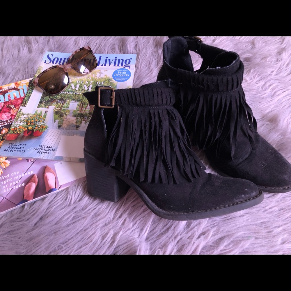Fringe Booties
